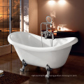 White Optional Acrylic Bathroom Classic Bathtub With 4 Feet